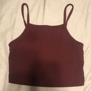 Maroon Aeropostale Crop Top